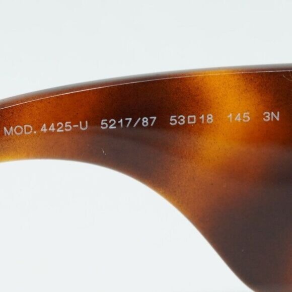 ?️ New Versace VE4425U 52178 Sunglasses - Havana Frame, Grey Lenses